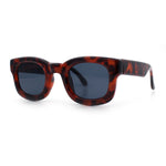 Retro Nostalgic Thick Bubble Plastic Frame Retro Horn Rim Sunglasses