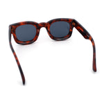 Retro Nostalgic Thick Bubble Plastic Frame Retro Horn Rim Sunglasses
