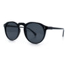 Hipster Keyhole Round Horn Rim Plastic Nostalgic Retro Sunglasses