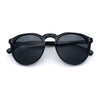 Hipster Keyhole Round Horn Rim Plastic Nostalgic Retro Sunglasses