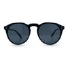 Hipster Keyhole Round Horn Rim Plastic Nostalgic Retro Sunglasses