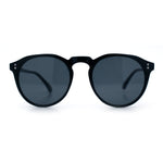 Hipster Keyhole Round Horn Rim Plastic Nostalgic Retro Sunglasses