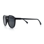 Hipster Keyhole Round Horn Rim Plastic Nostalgic Retro Sunglasses