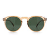 Hipster Keyhole Round Horn Rim Plastic Nostalgic Retro Sunglasses