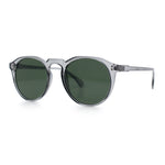 Hipster Keyhole Round Horn Rim Plastic Nostalgic Retro Sunglasses