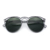 Hipster Keyhole Round Horn Rim Plastic Nostalgic Retro Sunglasses