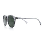 Hipster Keyhole Round Horn Rim Plastic Nostalgic Retro Sunglasses