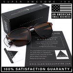 Mens Hipster Keyhole Rectangle Horn Rim Plastic Nostalgic Sunglasses