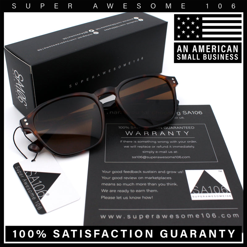 Mens Hipster Keyhole Rectangle Horn Rim Plastic Nostalgic Sunglasses