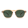 Mens Hipster Keyhole Rectangle Horn Rim Plastic Nostalgic Sunglasses