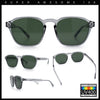 Mens Hipster Keyhole Rectangle Horn Rim Plastic Nostalgic Sunglasses