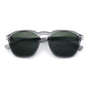 Mens Hipster Keyhole Rectangle Horn Rim Plastic Nostalgic Sunglasses