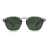 Mens Hipster Keyhole Rectangle Horn Rim Plastic Nostalgic Sunglasses