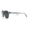 Mens Hipster Keyhole Rectangle Horn Rim Plastic Nostalgic Sunglasses
