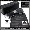 Double Rim Octagonal Classical Metal Rim Rectangular Hipster Sunglasses