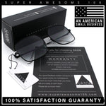 Womens Curved Concave Face Rectangle Oversized Metal Rim Sunglasses