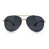 Mens Antiglare Polarized Lens Iconic Officer Metal Rim Pilots Sunglasses