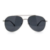 Mens Antiglare Polarized Lens Iconic Officer Metal Rim Pilots Sunglasses
