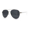 Mens Antiglare Polarized Lens Iconic Officer Metal Rim Pilots Sunglasses