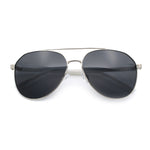 Mens Antiglare Polarized Lens Iconic Officer Metal Rim Pilots Sunglasses