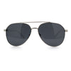 Mens Antiglare Polarized Lens Iconic Officer Metal Rim Pilots Sunglasses