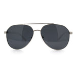 Mens Antiglare Polarized Lens Iconic Officer Metal Rim Pilots Sunglasses