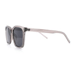 Polarized Gentlemanly Classy Rectangle Horn Rim Plastic Fashion Sunglasses