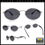 Luxury Elegant Oval Round Metal Rim Fancy Fashion Sunglasses