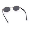 Luxury Elegant Oval Round Metal Rim Fancy Fashion Sunglasses