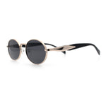 Luxury Elegant Oval Round Metal Rim Fancy Fashion Sunglasses