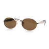 Luxury Elegant Oval Round Metal Rim Fancy Fashion Sunglasses