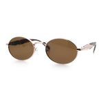 Luxury Elegant Oval Round Metal Rim Fancy Fashion Sunglasses