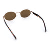 Luxury Elegant Oval Round Metal Rim Fancy Fashion Sunglasses