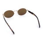 Luxury Elegant Oval Round Metal Rim Fancy Fashion Sunglasses