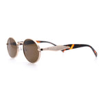 Luxury Elegant Oval Round Metal Rim Fancy Fashion Sunglasses
