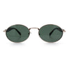 Luxury Elegant Oval Round Metal Rim Fancy Fashion Sunglasses