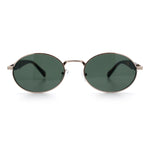 Luxury Elegant Oval Round Metal Rim Fancy Fashion Sunglasses