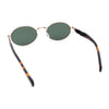 Luxury Elegant Oval Round Metal Rim Fancy Fashion Sunglasses