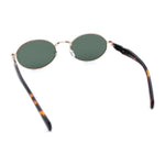 Luxury Elegant Oval Round Metal Rim Fancy Fashion Sunglasses