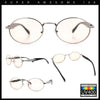 Luxury Elegant Oval Round Metal Rim Fancy Fashion Sunglasses