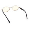 Luxury Elegant Oval Round Metal Rim Fancy Fashion Sunglasses