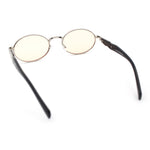 Luxury Elegant Oval Round Metal Rim Fancy Fashion Sunglasses