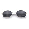 Luxury Elegant Oval Round Metal Rim Fancy Fashion Sunglasses