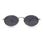 Luxury Elegant Oval Round Metal Rim Fancy Fashion Sunglasses