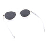 Luxury Elegant Oval Round Metal Rim Fancy Fashion Sunglasses