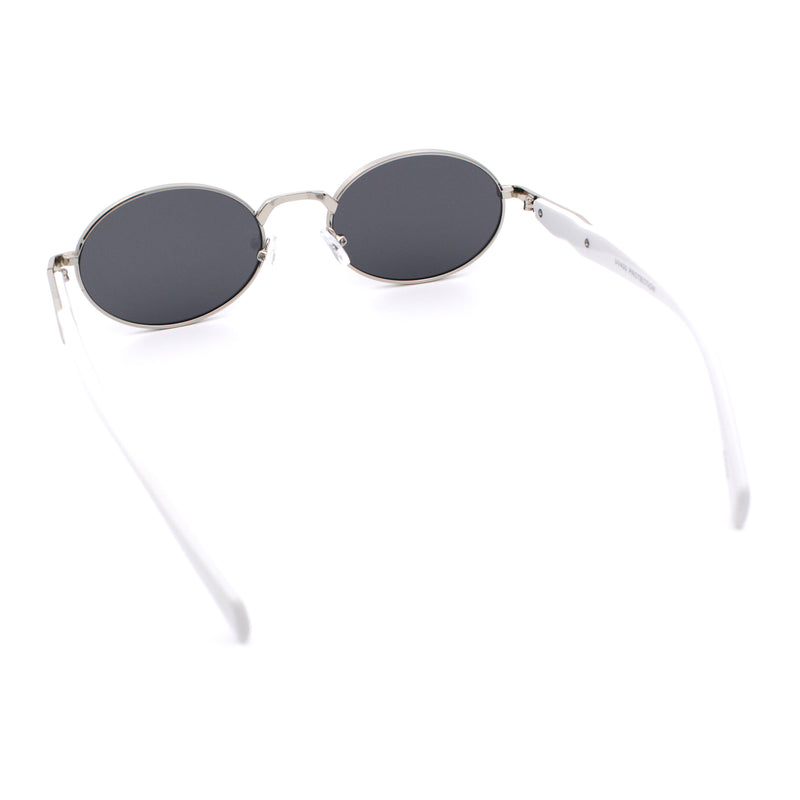 Luxury Elegant Oval Round Metal Rim Fancy Fashion Sunglasses