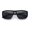 Polarized Mens Flat Top Sport Plastic Geometric Rectangle Sunglasses