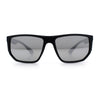 Polarized Mens Flat Top Sport Plastic Geometric Rectangle Sunglasses