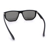 Polarized Mens Flat Top Sport Plastic Geometric Rectangle Sunglasses