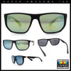 Polarized Mens Flat Top Sport Plastic Geometric Rectangle Sunglasses